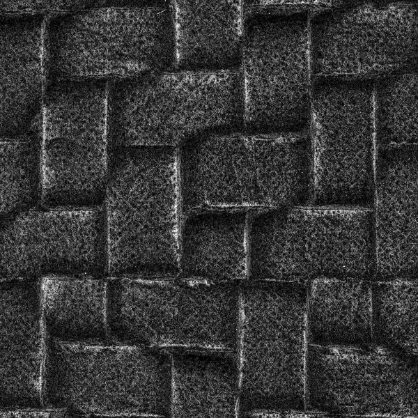 Zwarte gevlochten materiële textuur — Stockfoto