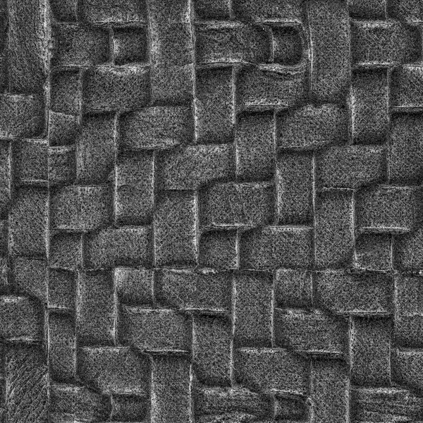 Textura de material trançado preto — Fotografia de Stock