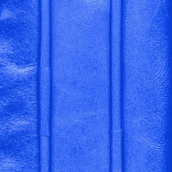 Mavi deri dokusu, dikişleri — Stok fotoğraf