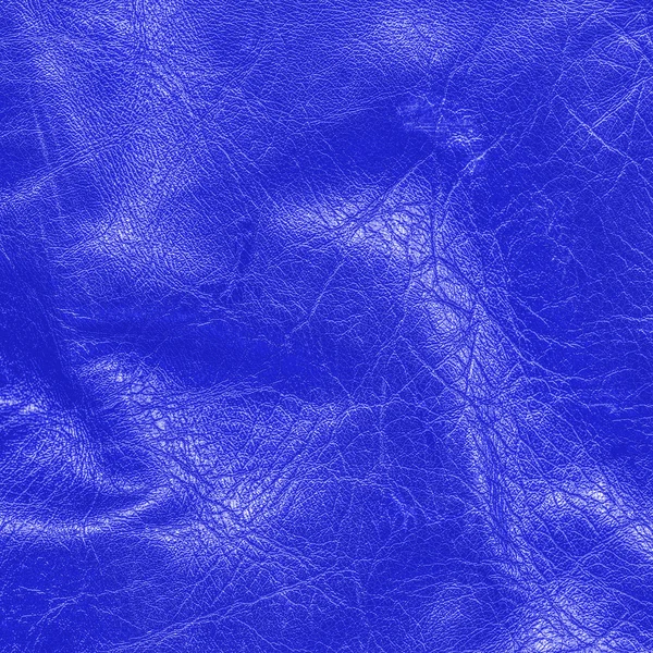 Textura de cuero arrugado azul —  Fotos de Stock