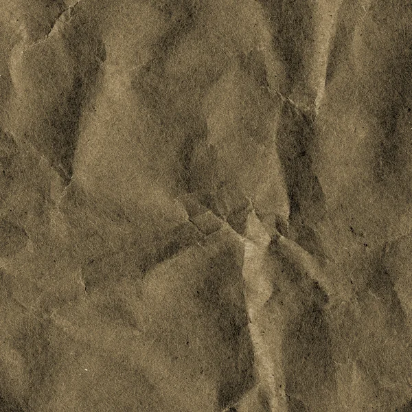 Brown crumpled paper — Stock Photo, Image