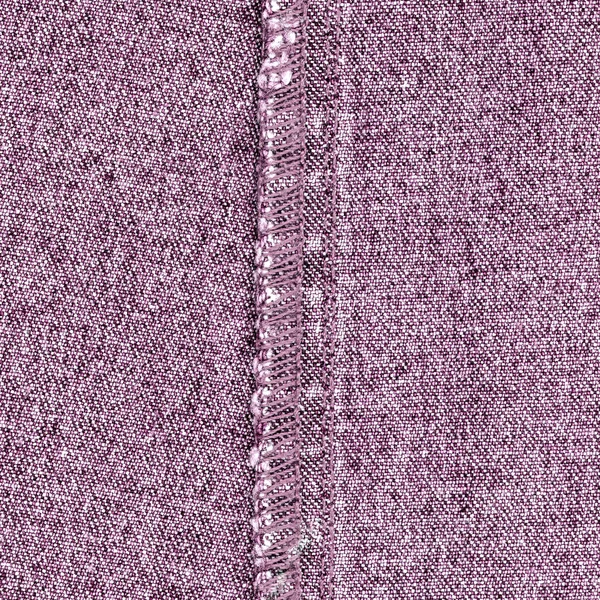 Textura de jeans violeta, costura — Foto de Stock