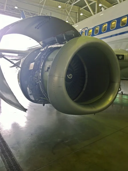 航空機エンジン — ストック写真