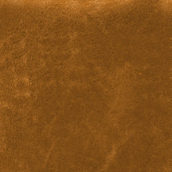 Mörkt gula slitna läder texture, — Stockfoto