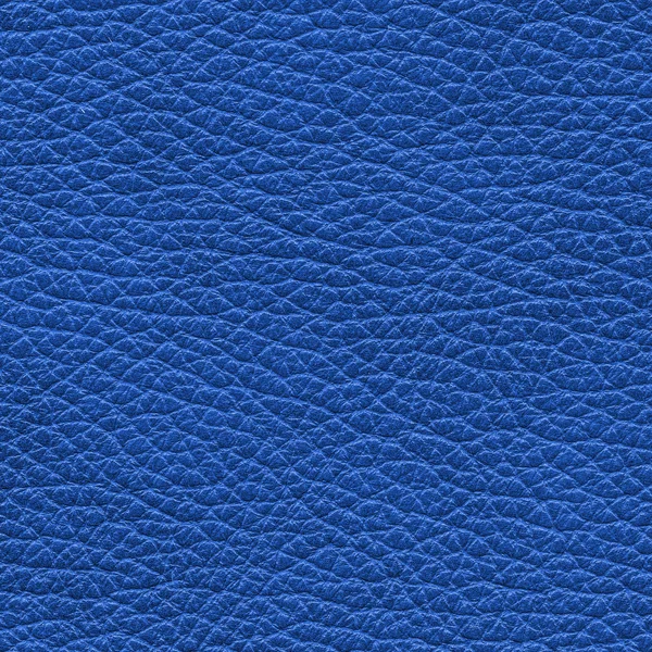 Blue leather texture — Stock Photo, Image