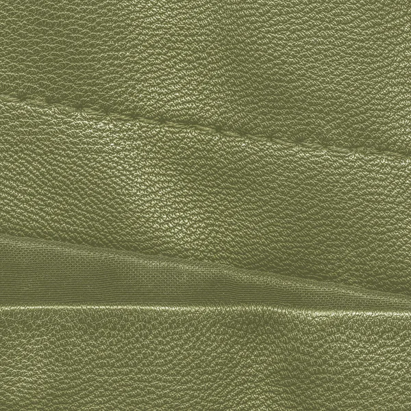 Grüner Leder und Stoff Hintergrund — Stockfoto