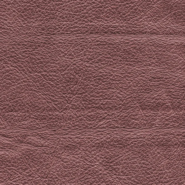 Reddish-brown leather texture — Stock Photo, Image