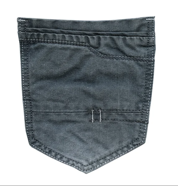 Jeans  pocket  isolated — Stock Photo, Image