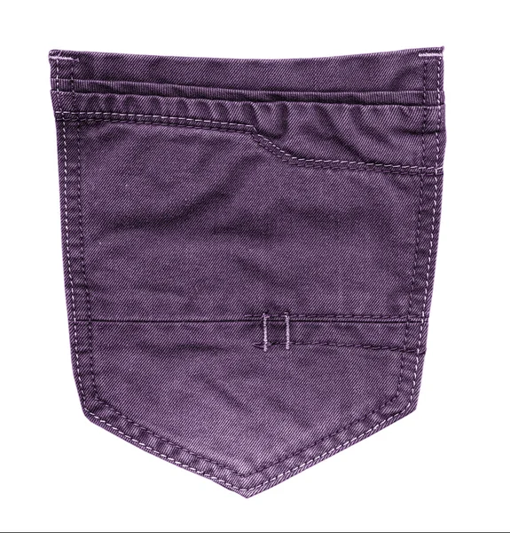 Bolso de jeans violeta — Fotografia de Stock