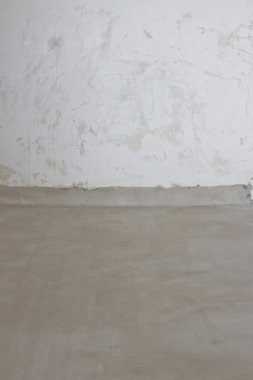 Beton duvar ve zemin