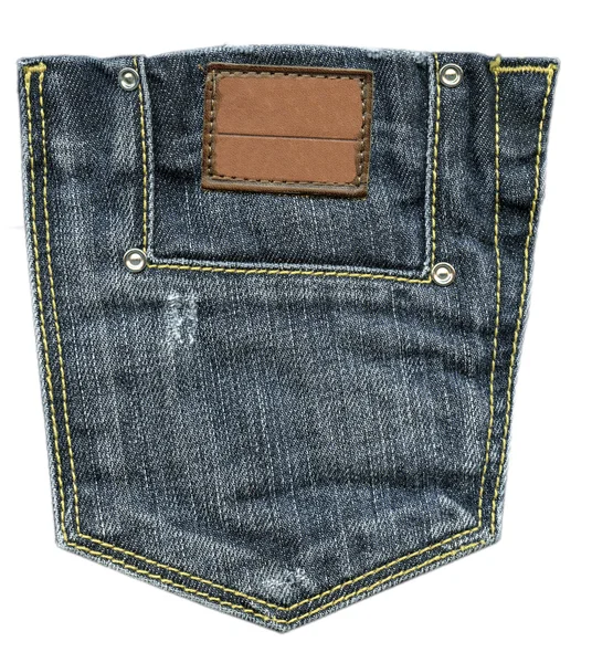 Jeans pocket — Stock Photo, Image