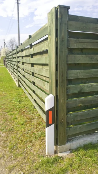 Wooden fence. — Stock Photo, Image