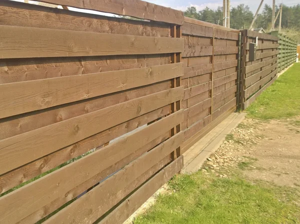 Wooden fence. — Stock Photo, Image