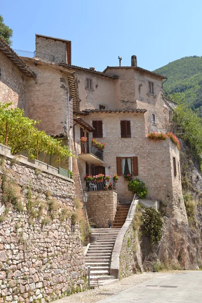 Villaggio di montagna — Foto Stock