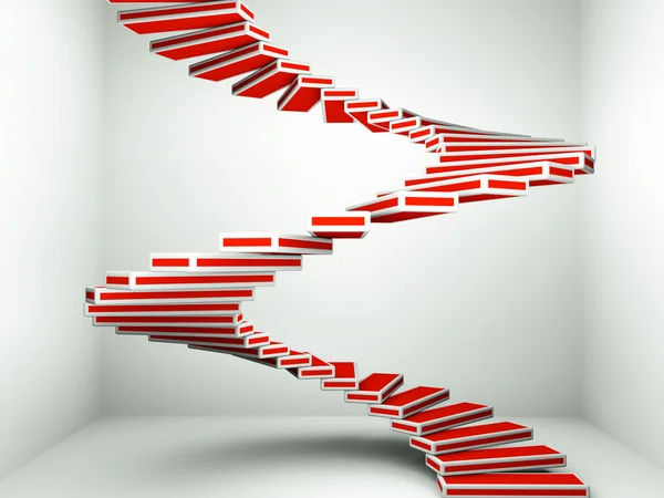 Döner merdiven yukarı — Stockfoto