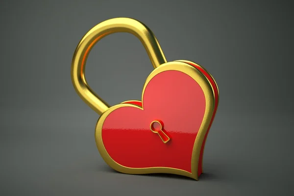 Heart lock — Stock Photo, Image