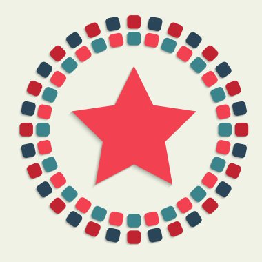 yaratıcı vektör mozaik simgesi