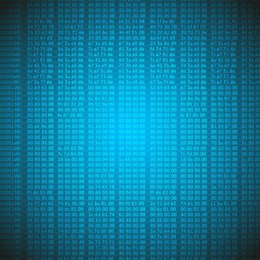 onaltılı kodları vektör arka plan