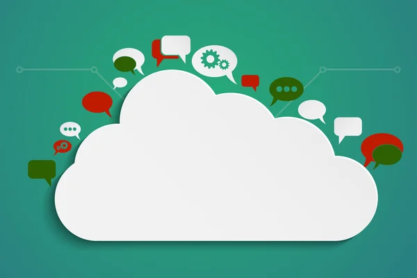 Chat cloud — Stock Photo, Image