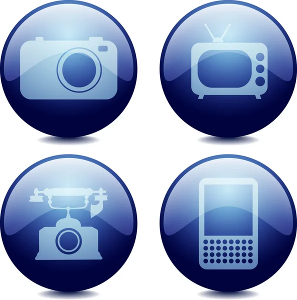 Ein kreatives Icon-Set für Webdesign, Vektor-Set — Stockvektor