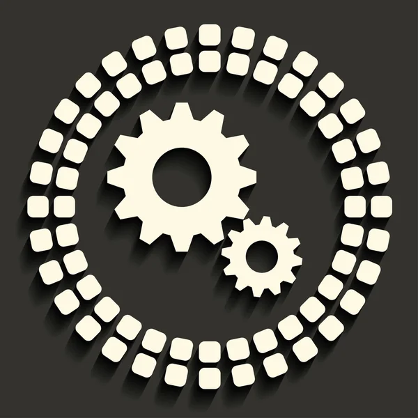 Gear icon — Stock Vector