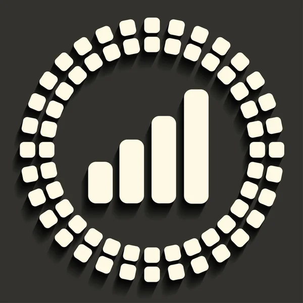 Creatieve vector mozaïek pictogram — Stockvector