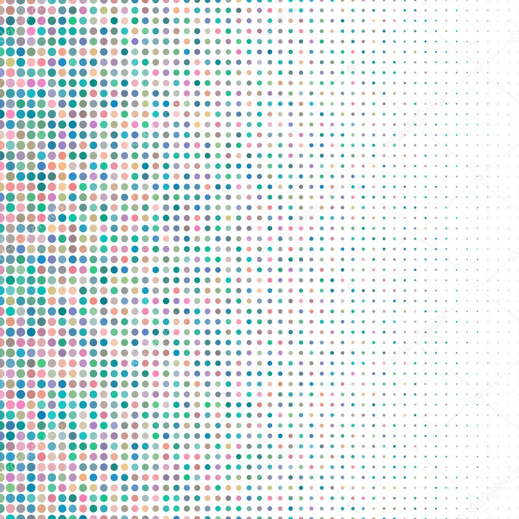 Colorful halftone background
