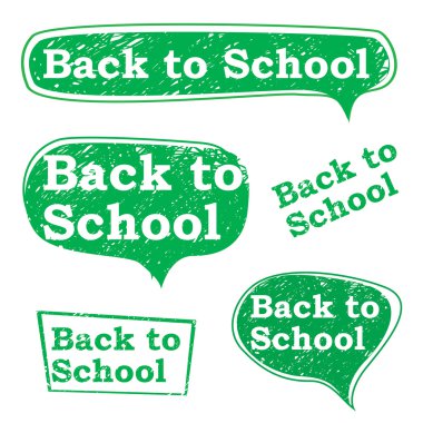 okula dönüş, kabarcık vektör