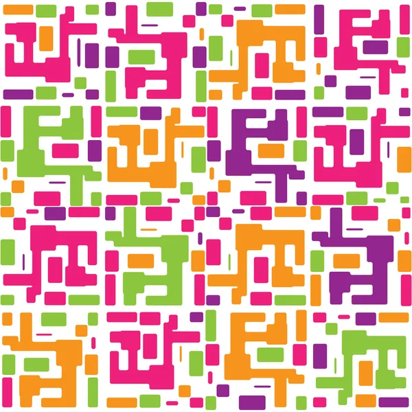 Vector abstract colorful seamless pattern background — Stock Vector