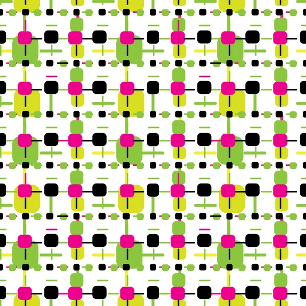 抽象的なカラフルなシームレス パターンのベクトルの背景 — ストックベクタ