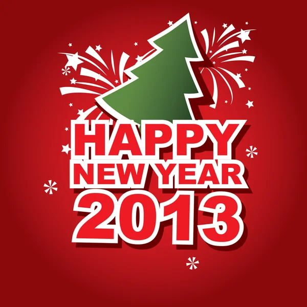 Vector banner New Year 2013 — Stock Vector