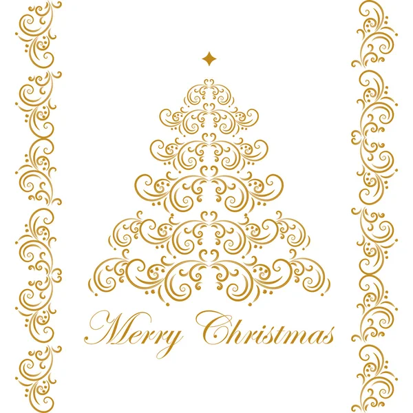 Vector Christmas card — Stock Vector