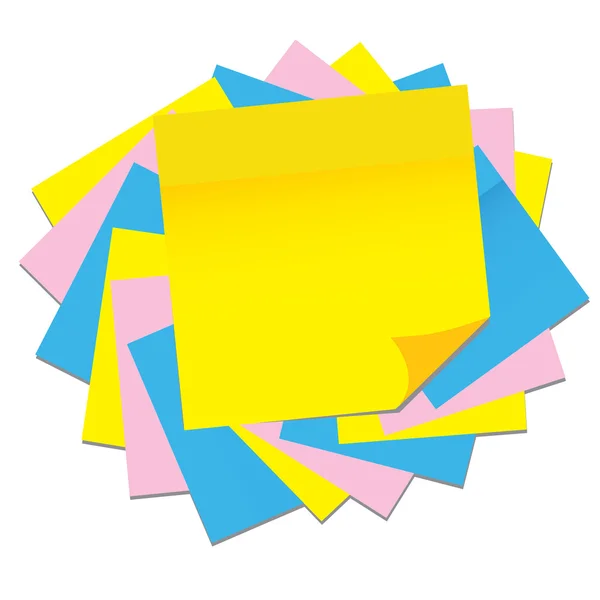 Papier sticker, vector illustratie — Stockvector