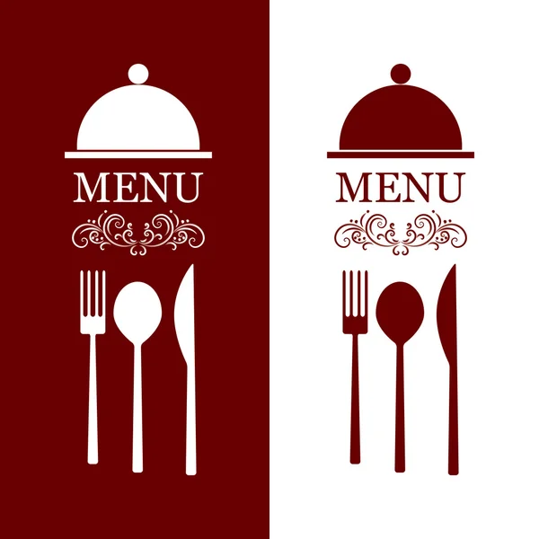 Menu restaurant vectoriel — Image vectorielle