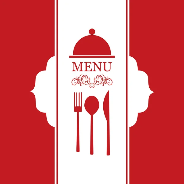 Menú restaurante vectorial — Vector de stock