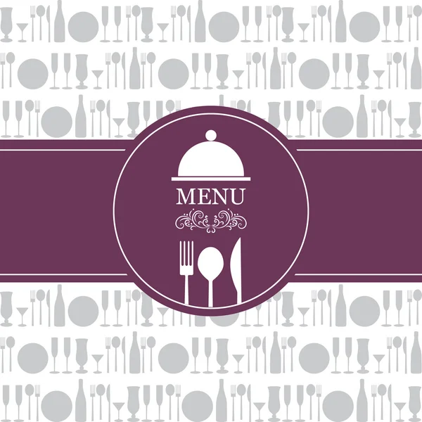 Menu restaurant vectoriel — Image vectorielle