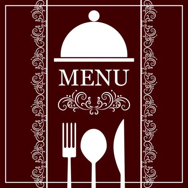 Menu restaurant vectoriel — Image vectorielle