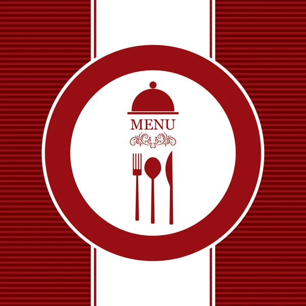 Menu restaurant vectoriel — Image vectorielle