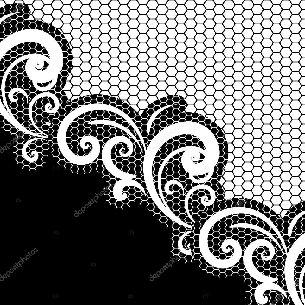 Vector lace background