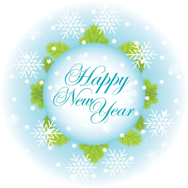 Vector New Year card — Stock Vector