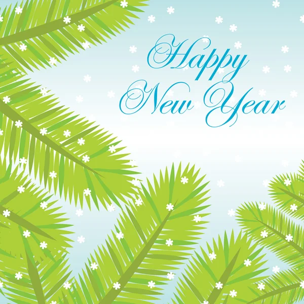 Vector New Year card — Stock Vector