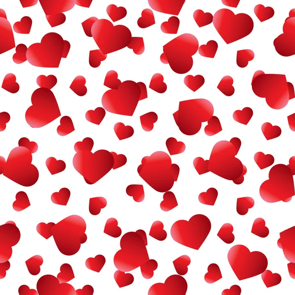 Vector seamless pattern of heart — Stockvector