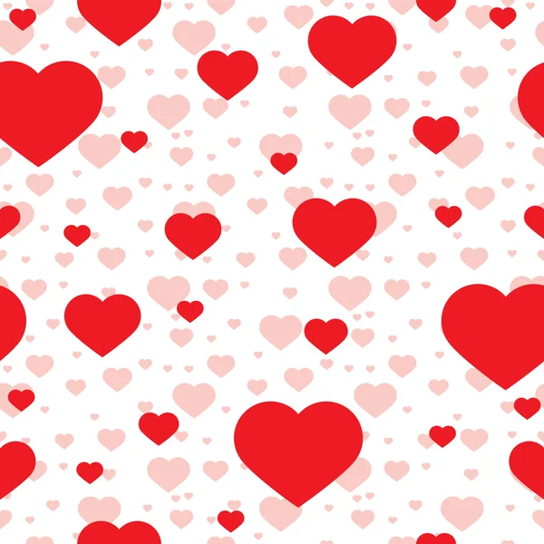 Vector seamless pattern of heart — Stockvector