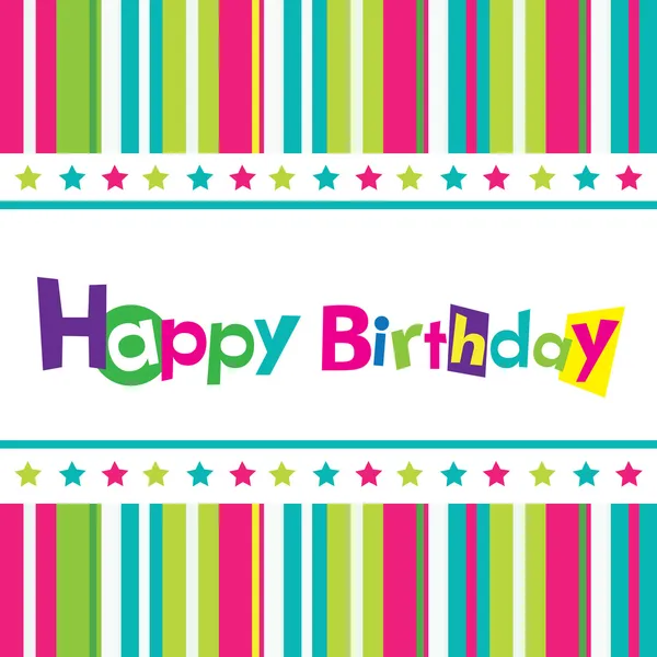 Vector happy birthday — Stock Vector