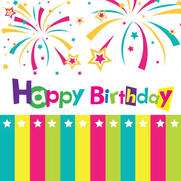 Vector happy birthday — Stock Vector