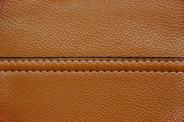 Brown leather texture — Stock Photo, Image