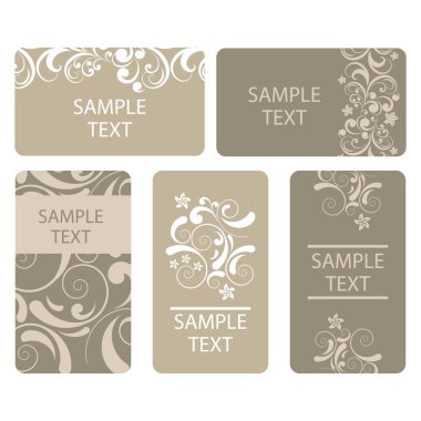 retro Vintage kartvizit