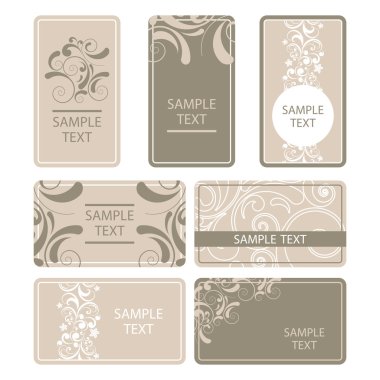 retro Vintage kartvizit