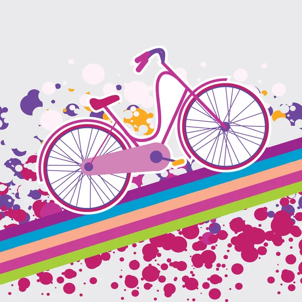 Illustration vectorielle d'un vélo — Image vectorielle