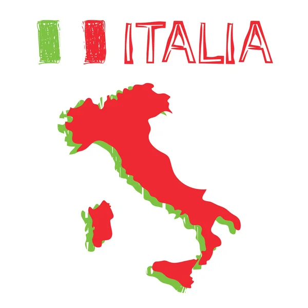 Vector banner Italië — Stockvector